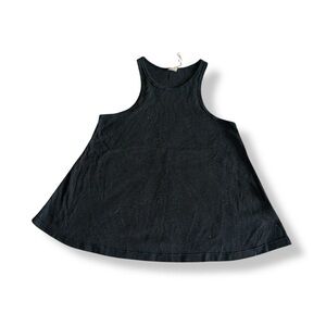 [Free People] Black Relaxed Tank